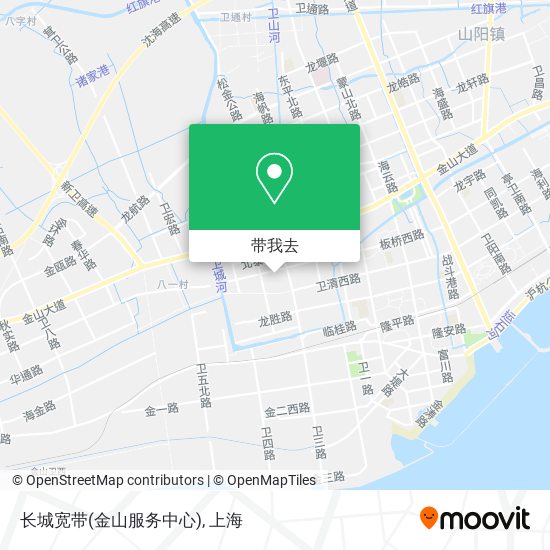 长城宽带(金山服务中心)地图