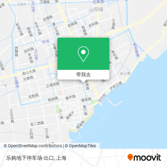 乐购地下停车场-出口地图