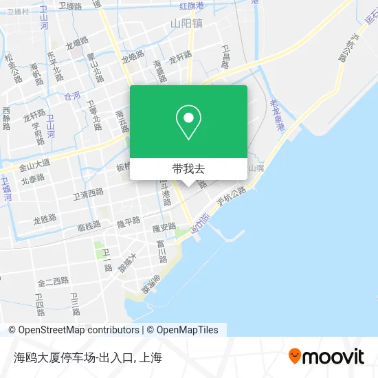 海鸥大厦停车场-出入口地图