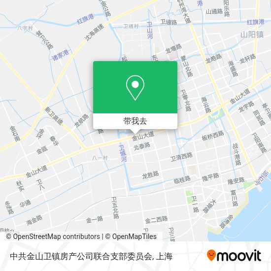 中共金山卫镇房产公司联合支部委员会地图