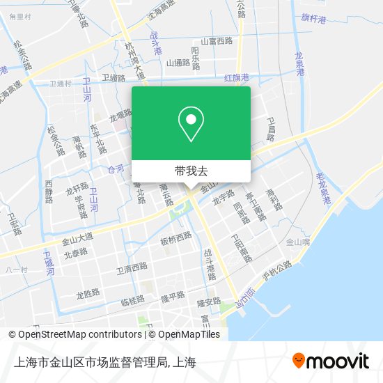 上海市金山区市场监督管理局地图