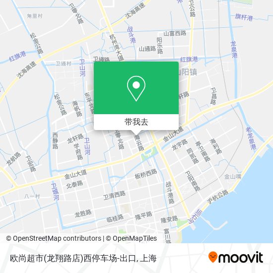 欧尚超市(龙翔路店)西停车场-出口地图