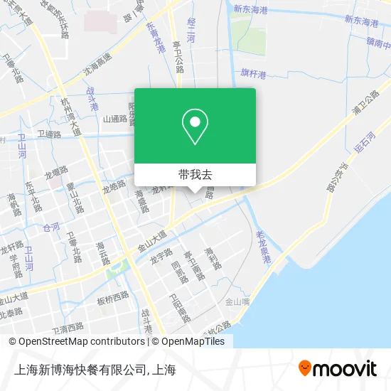 上海新博海快餐有限公司地图
