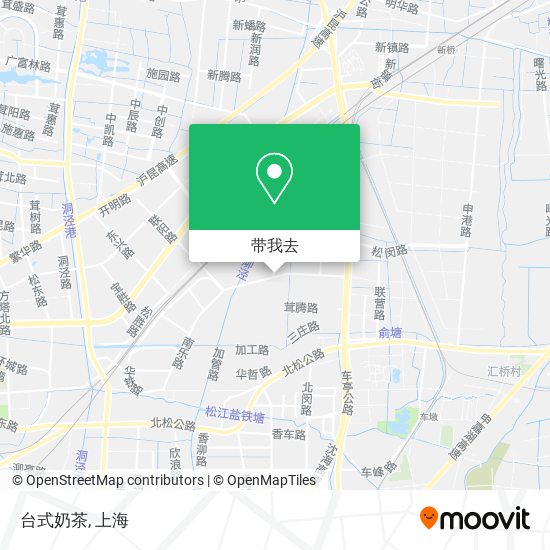 台式奶茶地图