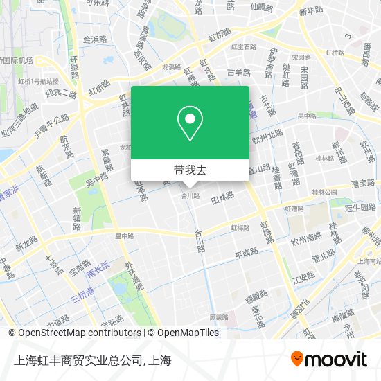 上海虹丰商贸实业总公司地图