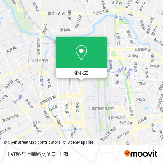 丰虹路与七莘路交叉口地图