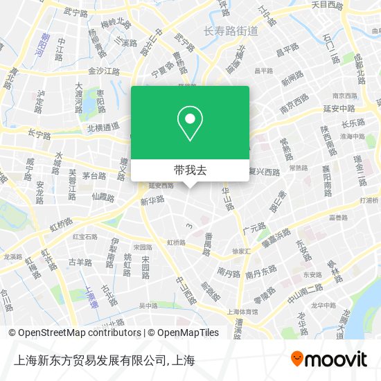 上海新东方贸易发展有限公司地图