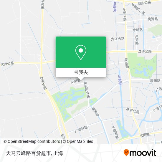 天马云峰路百货超市地图