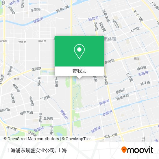 上海浦东晨盛实业公司地图
