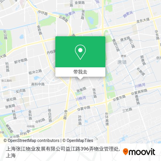 上海张江物业发展有限公司益江路396弄物业管理处地图