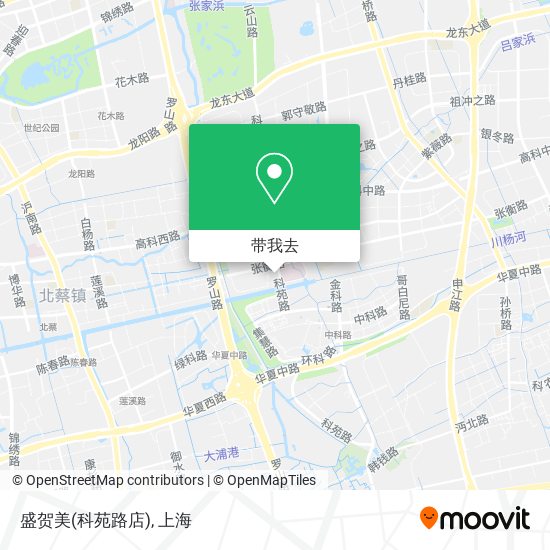 盛贺美(科苑路店)地图