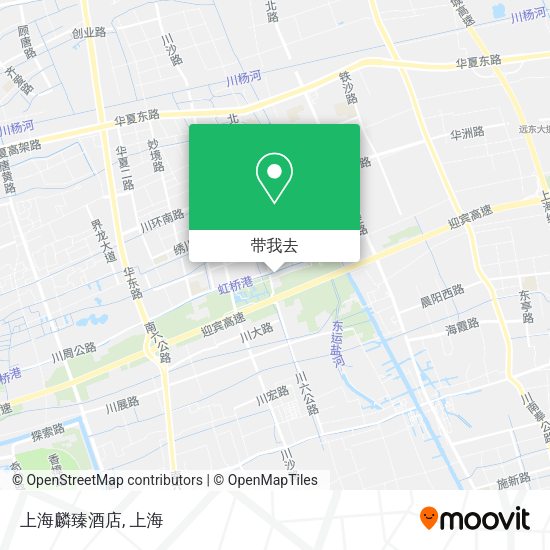 上海麟臻酒店地图