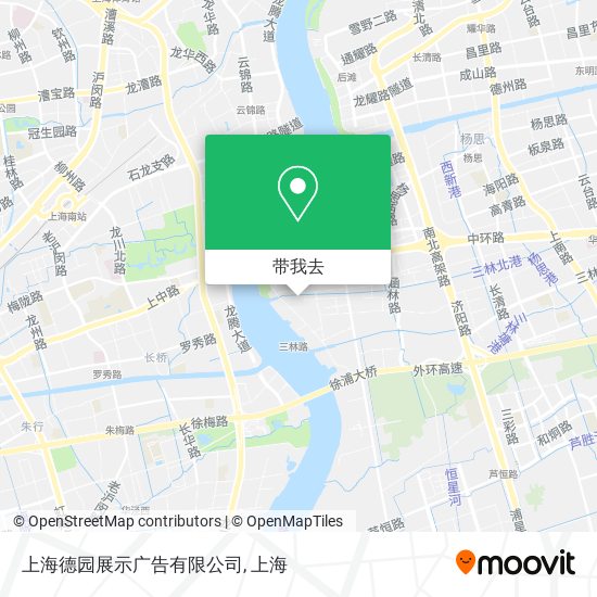 上海德园展示广告有限公司地图