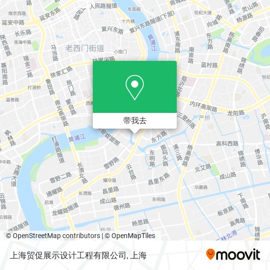 上海贸促展示设计工程有限公司地图