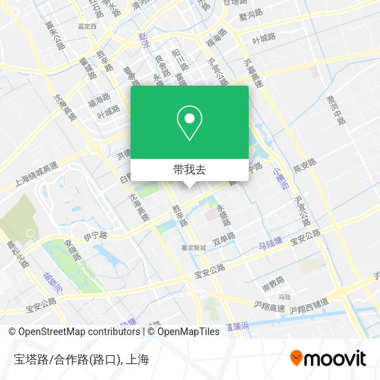 宝塔路/合作路(路口)地图
