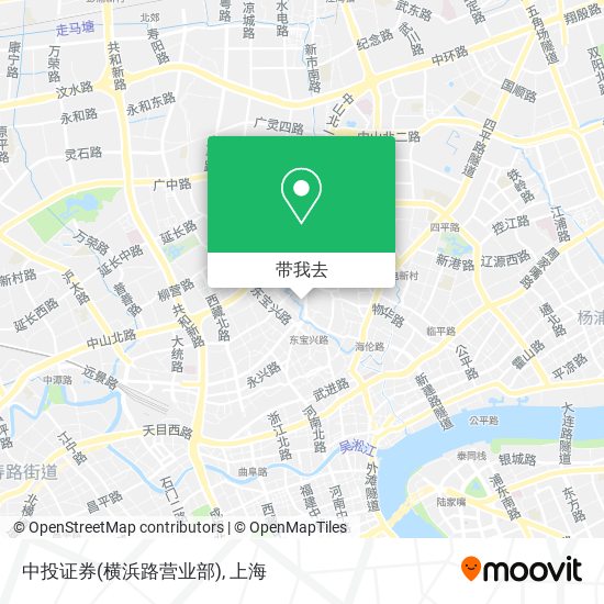 中投证券(横浜路营业部)地图