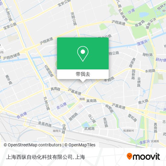 上海西纵自动化科技有限公司地图