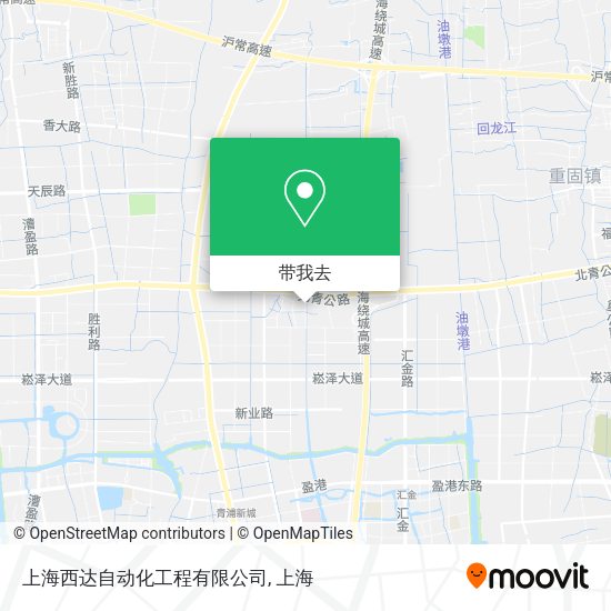 上海西达自动化工程有限公司地图