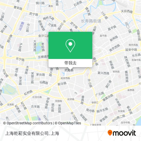 上海乾菘实业有限公司地图