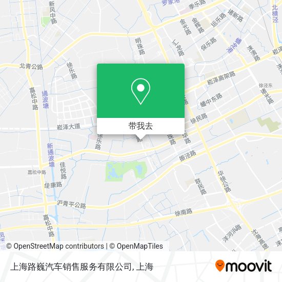 上海路巍汽车销售服务有限公司地图