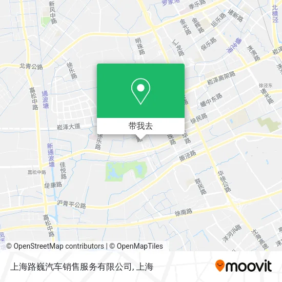 上海路巍汽车销售服务有限公司地图