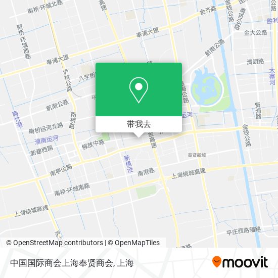 中国国际商会上海奉贤商会地图