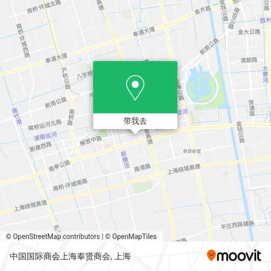 中国国际商会上海奉贤商会地图