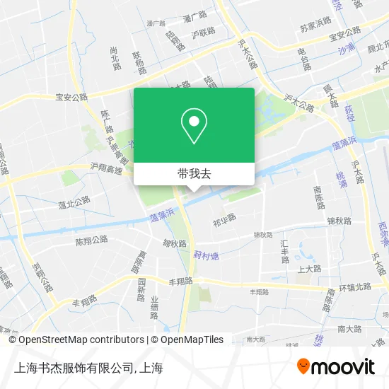 上海书杰服饰有限公司地图