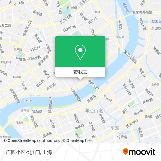 广圆小区-北1门地图