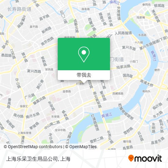 上海乐采卫生用品公司地图