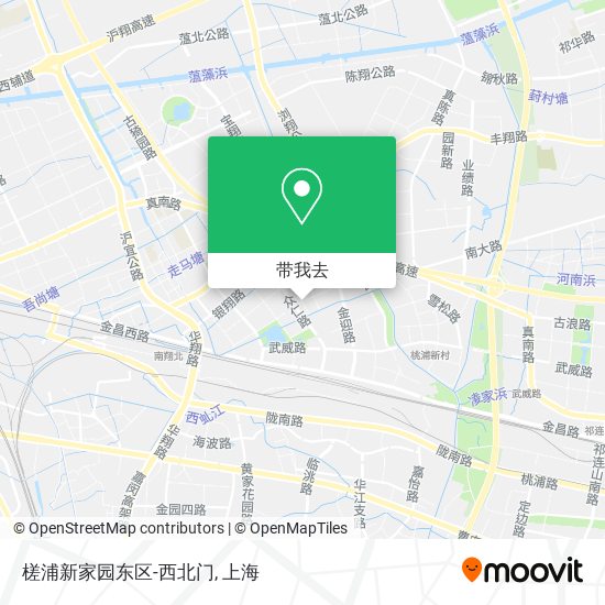 槎浦新家园东区-西北门地图