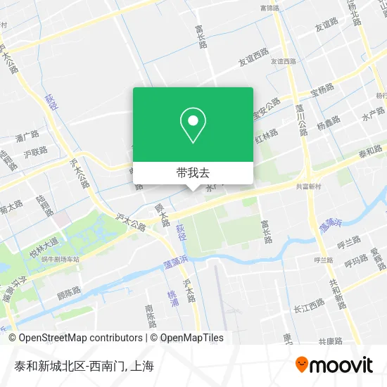 泰和新城北区-西南门地图