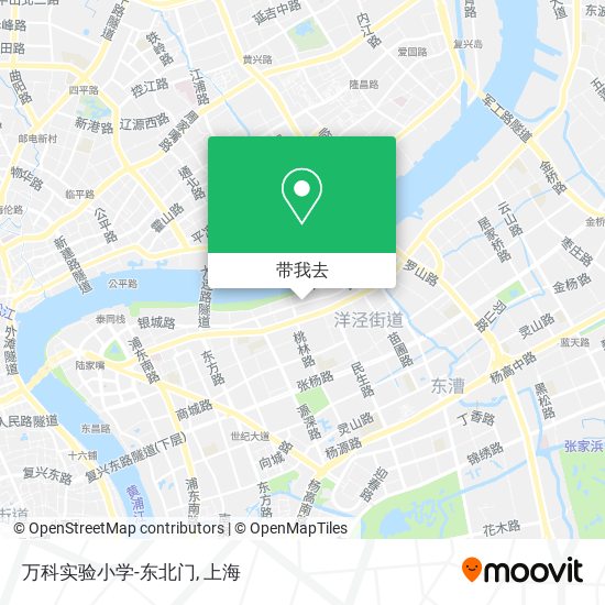 万科实验小学-东北门地图
