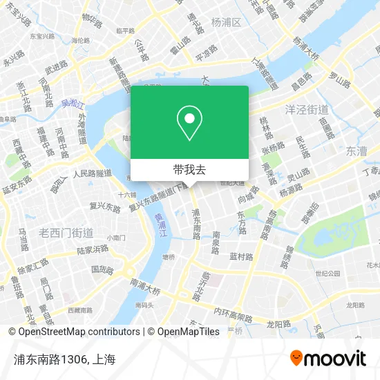 浦东南路1306地图