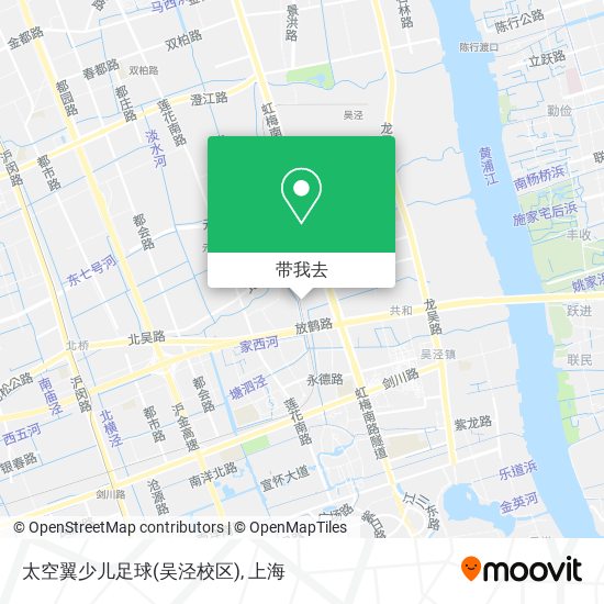 太空翼少儿足球(吴泾校区)地图