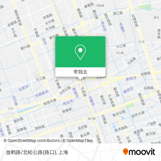 放鹤路/北松公路(路口)地图