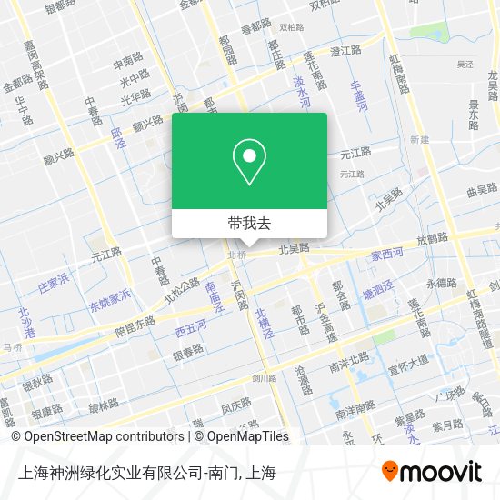 上海神洲绿化实业有限公司-南门地图