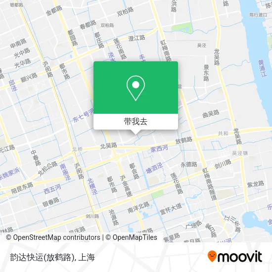 韵达快运(放鹤路)地图