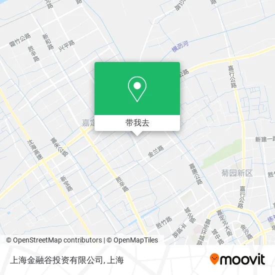 上海金融谷投资有限公司地图