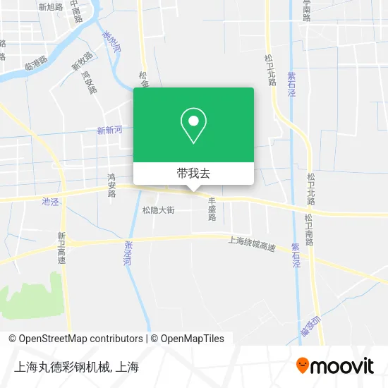 上海丸德彩钢机械地图