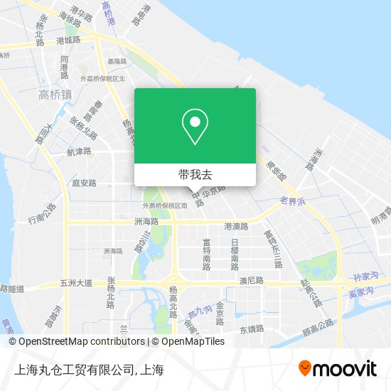 上海丸仓工贸有限公司地图
