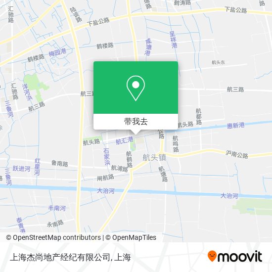 上海杰尚地产经纪有限公司地图