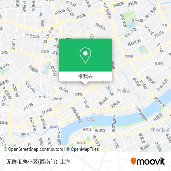 无群租房小区(西南门)地图