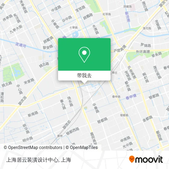 上海居云装潢设计中心地图