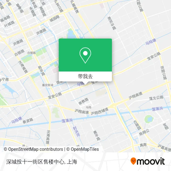 深城投十一街区售楼中心地图