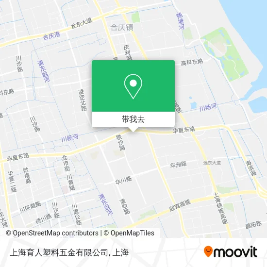 上海育人塑料五金有限公司地图