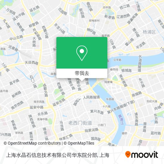 上海水晶石信息技术有限公司华东院分部地图