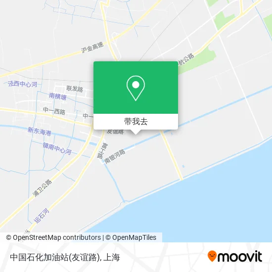中国石化加油站(友谊路)地图