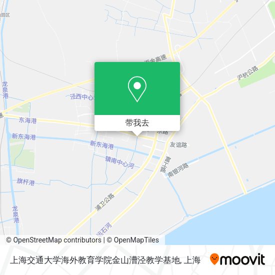上海交通大学海外教育学院金山漕泾教学基地地图