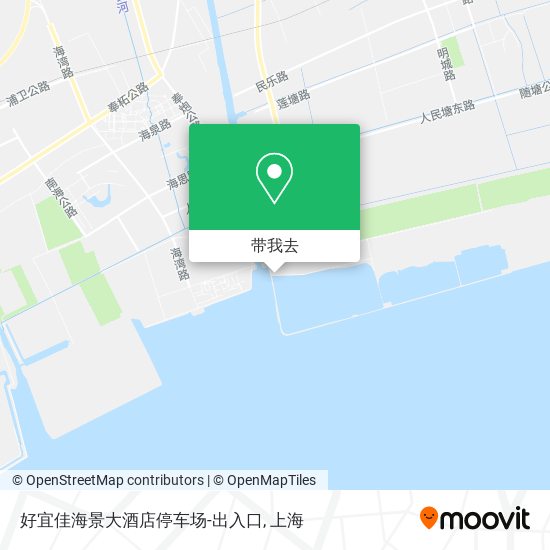 好宜佳海景大酒店停车场-出入口地图